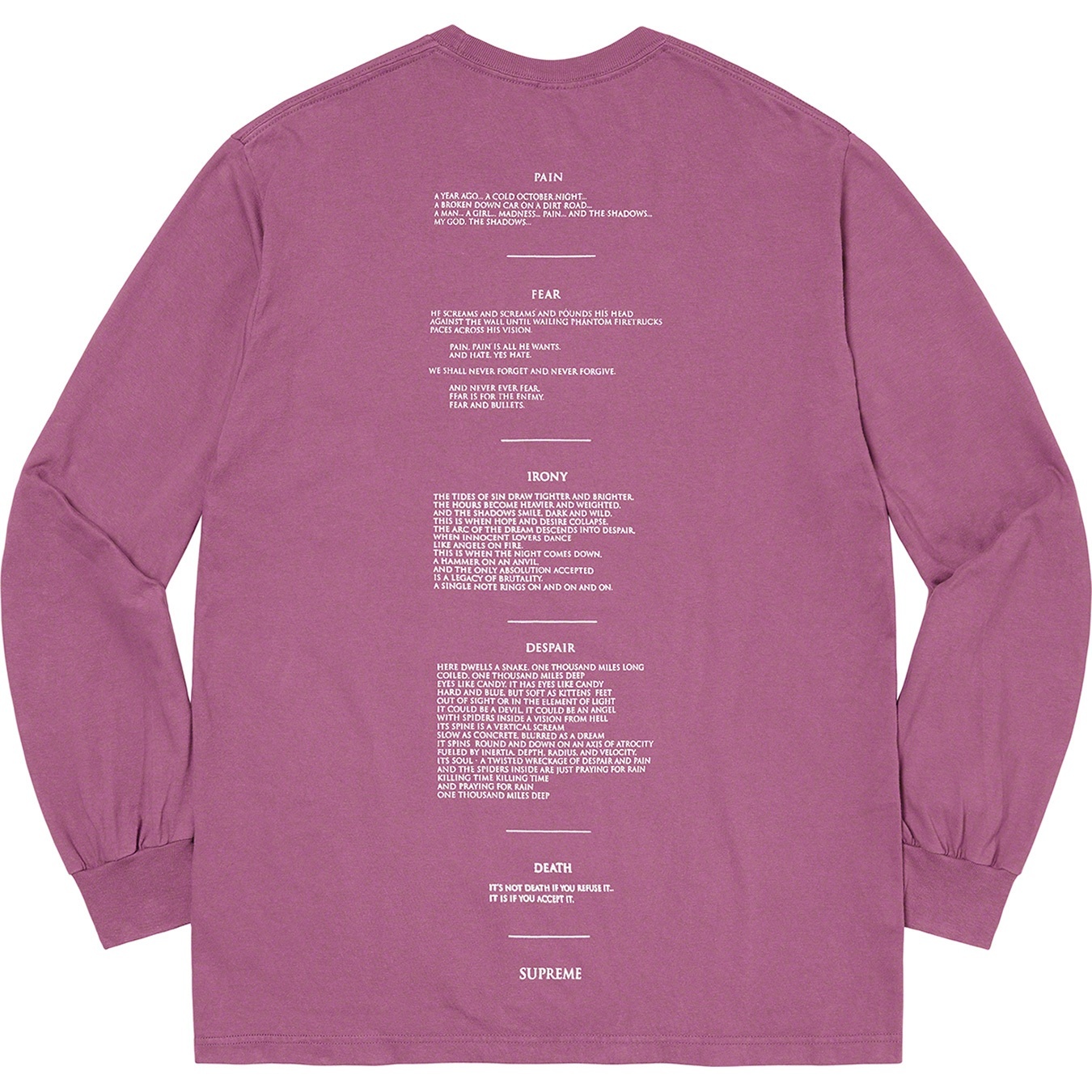 Supreme/The Crow L/S Tee view 4
